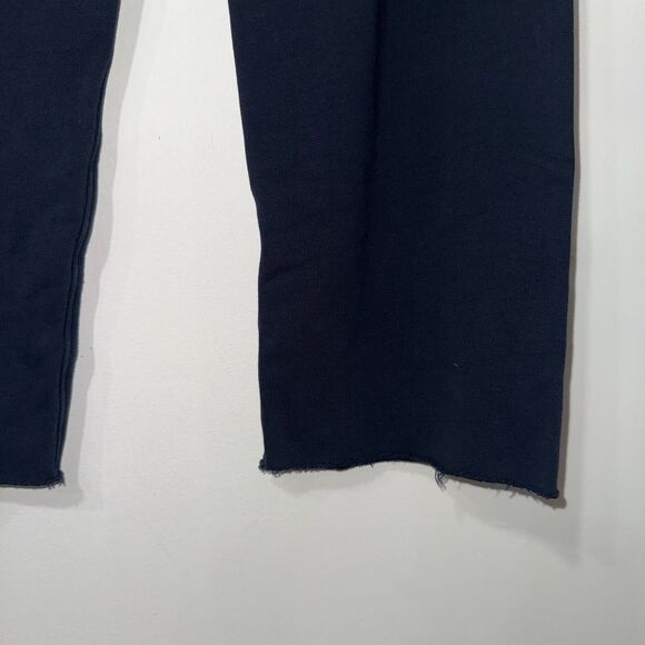 Frank&Eileen Cropped Wide Leg Sweatpant - Navy Melange S - Picture 7 of 10